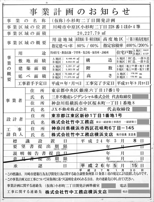 パークシティ武蔵小杉 ザ ガーデン