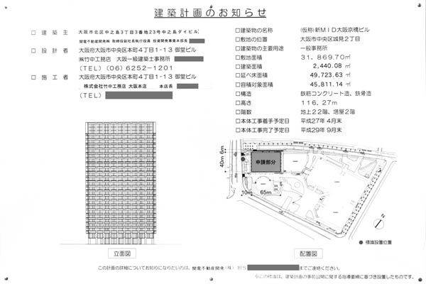 (仮称)新MID大阪京橋ビル