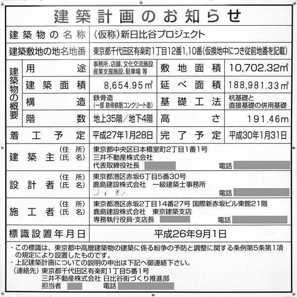 (仮称)新日比谷プロジェクト