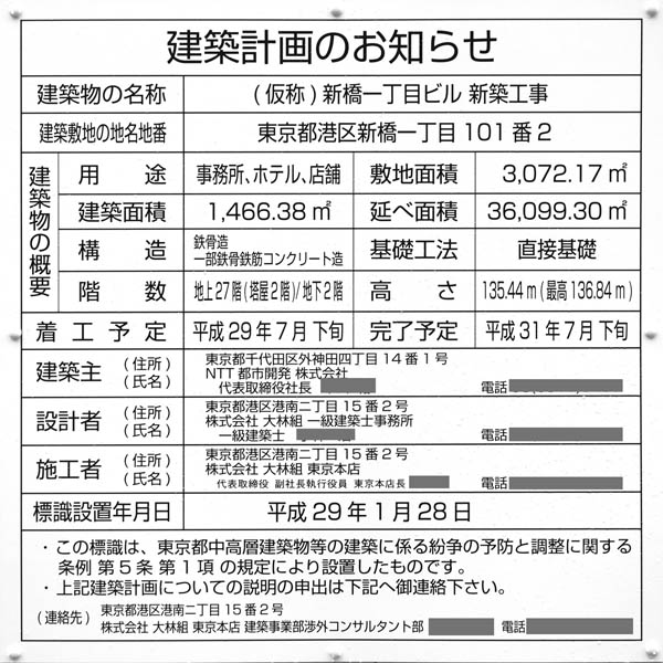 新橋一丁目プロジェクト