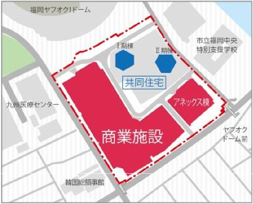 ホークスタウンモール跡地複合再開発計画