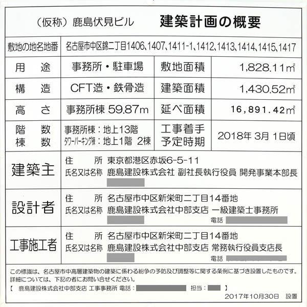 (仮称)鹿島伏見ビル