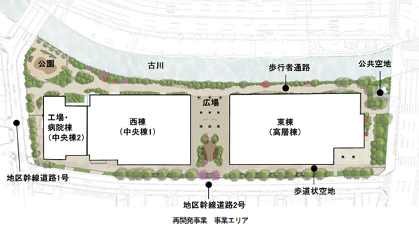 白金一丁目東部北地区第一種市街地再開発事業