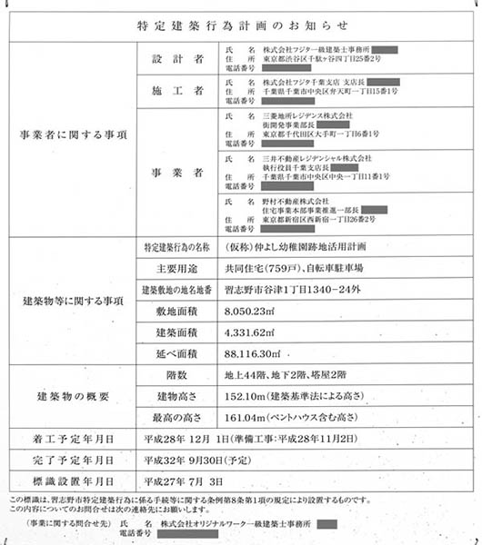 (仮称)仲よし幼稚園跡地活用計画