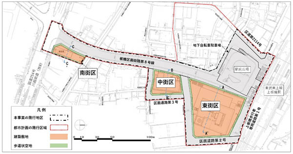 上板橋駅南口駅前東地区第一種市街地再開発事業