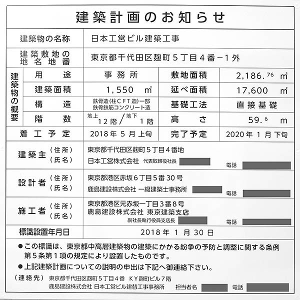 日本工営ビル建築工事