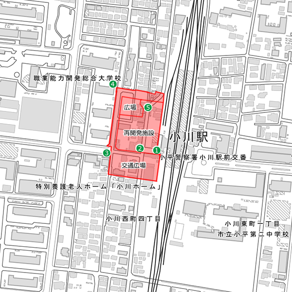 小川駅西口地区第一種市街地再開発事業