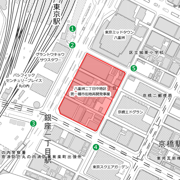 八重洲二丁目中地区第一種市街地再開発事業