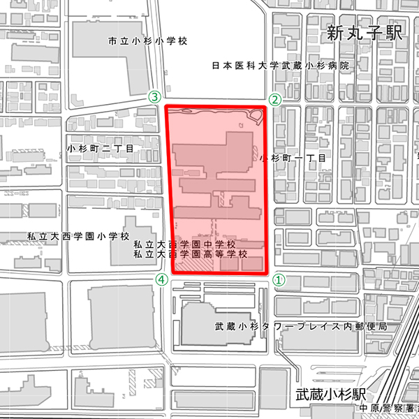 学校法人日本医科大学武蔵小杉キャンパス再開発計画