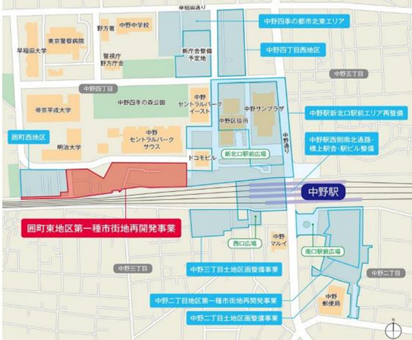 囲町東地区第一種市街地再開発事業