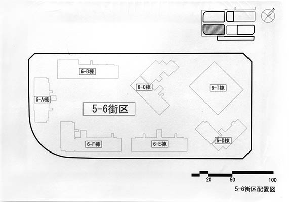 HARUMI FLAG（晴海フラッグ） SEA VILLAGE（4街区）の配置図