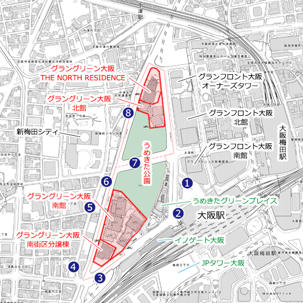 グラングリーン大阪 南館