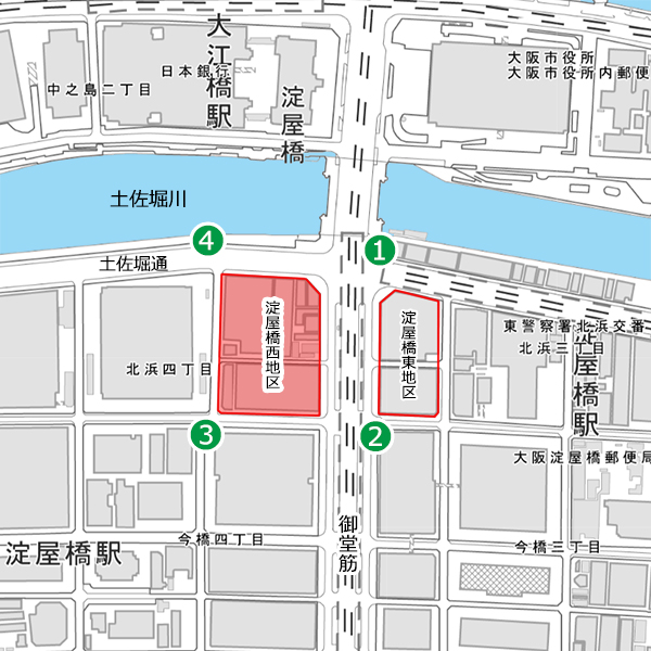 淀屋橋駅西地区第一種市街地再開発事業