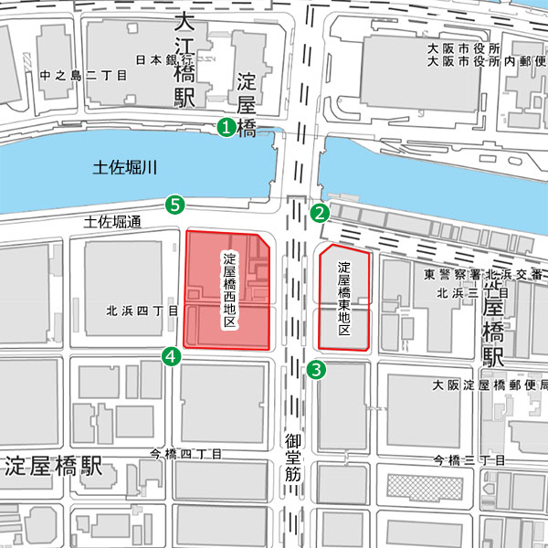 淀屋橋駅西地区第一種市街地再開発事業