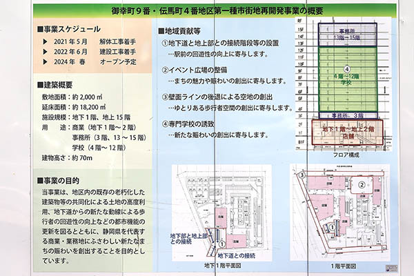 御幸町9番・伝馬町4番地区第一種市街地再開発事業