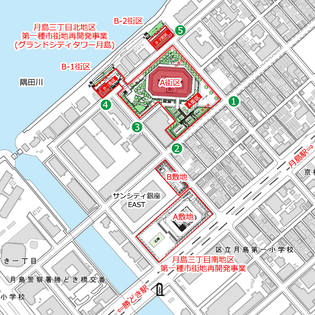 月島三丁目北地区第一種市街地再開発事業