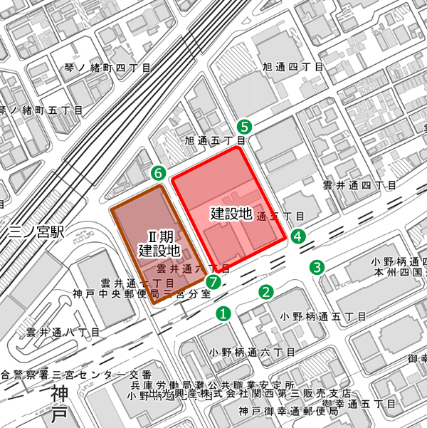 神戸三宮雲井通5丁目地区第一種市街地再開発事業