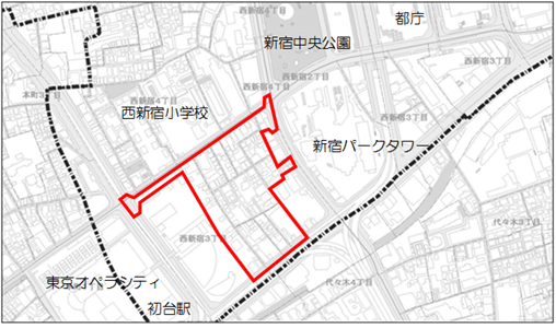 西新宿三丁目西地区第一種市街地再開発事業