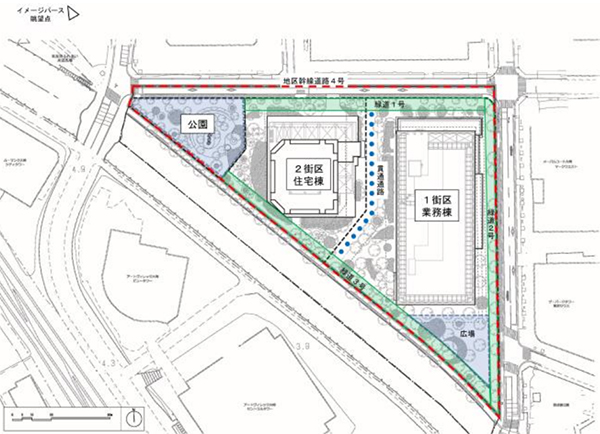 大崎三丁目地区（大崎駅西口F南地区）第一種市街地再開発事業