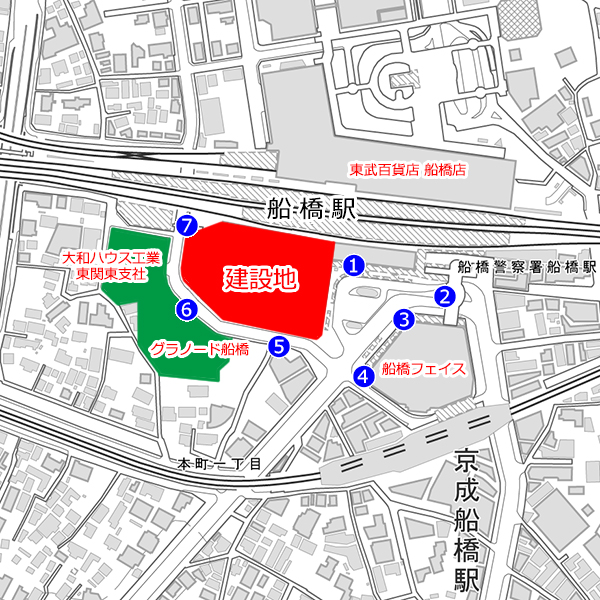 (仮称)船橋市本町1丁目計画新築工事