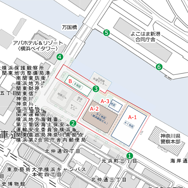 日本郵船 横浜タワー棟（(仮称)横浜市中区海岸通計画(A-1地区)）