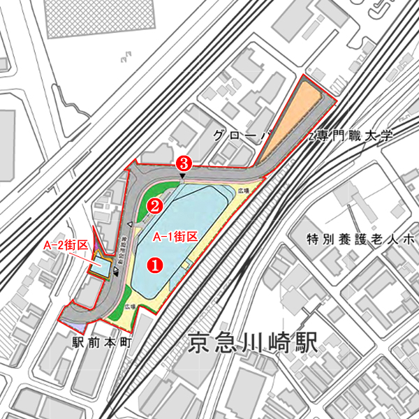 京急川崎駅西口地区第一種市街地再開発事業