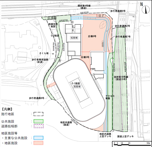 仮称)高輪三丁目品川駅前地区第一種市街地再開発事業