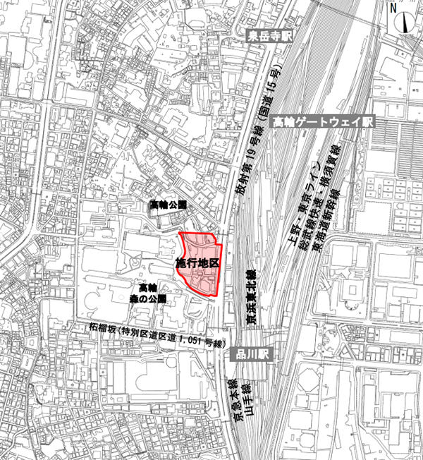 仮称)高輪三丁目品川駅前地区第一種市街地再開発事業