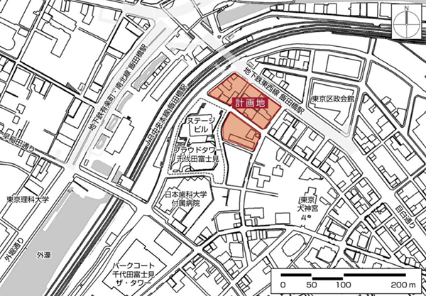 飯田橋駅中央地区市街地再開事業