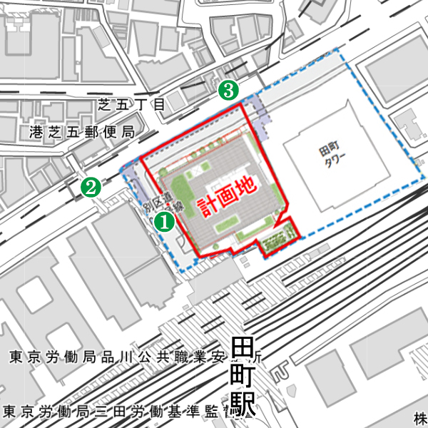 田町駅西口駅前地区開発事業