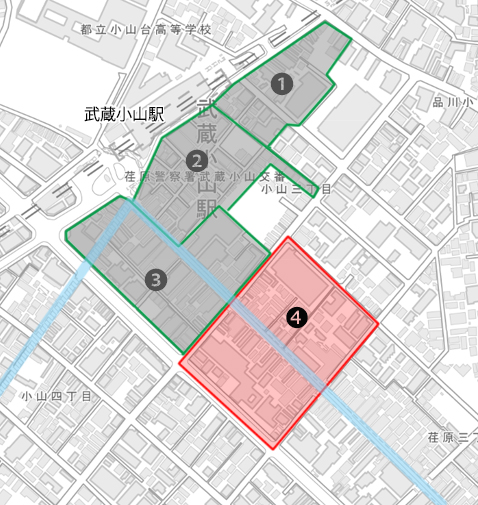 (仮称)小山三丁目第二地区第一種市街地再開発事業