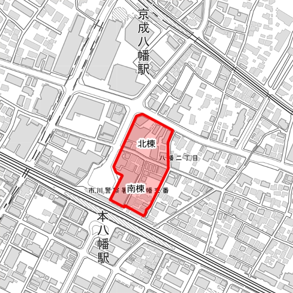 本八幡駅北口駅前地区第一種市街地再開発事業