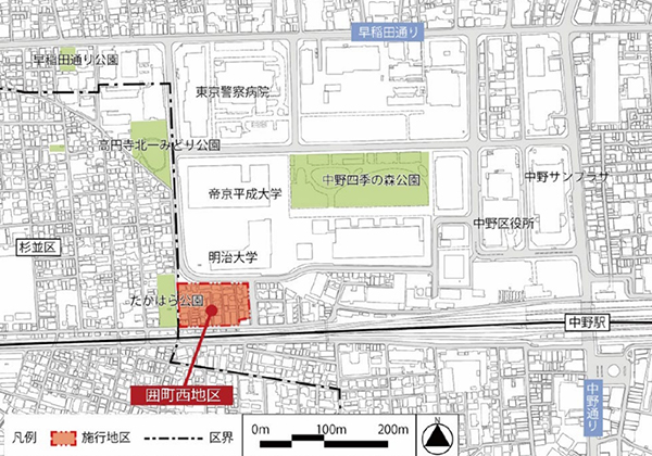 囲町西地区第一種市街地再開発事業