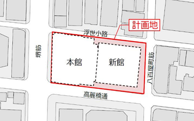 三井住友銀行大阪中央支店ビル建替え計画