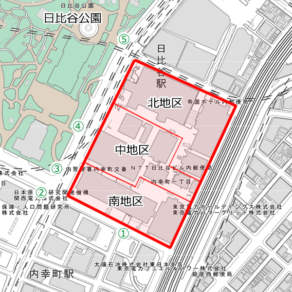 内幸町一丁目街区南地区第一種市街地再開発事業Ａ棟